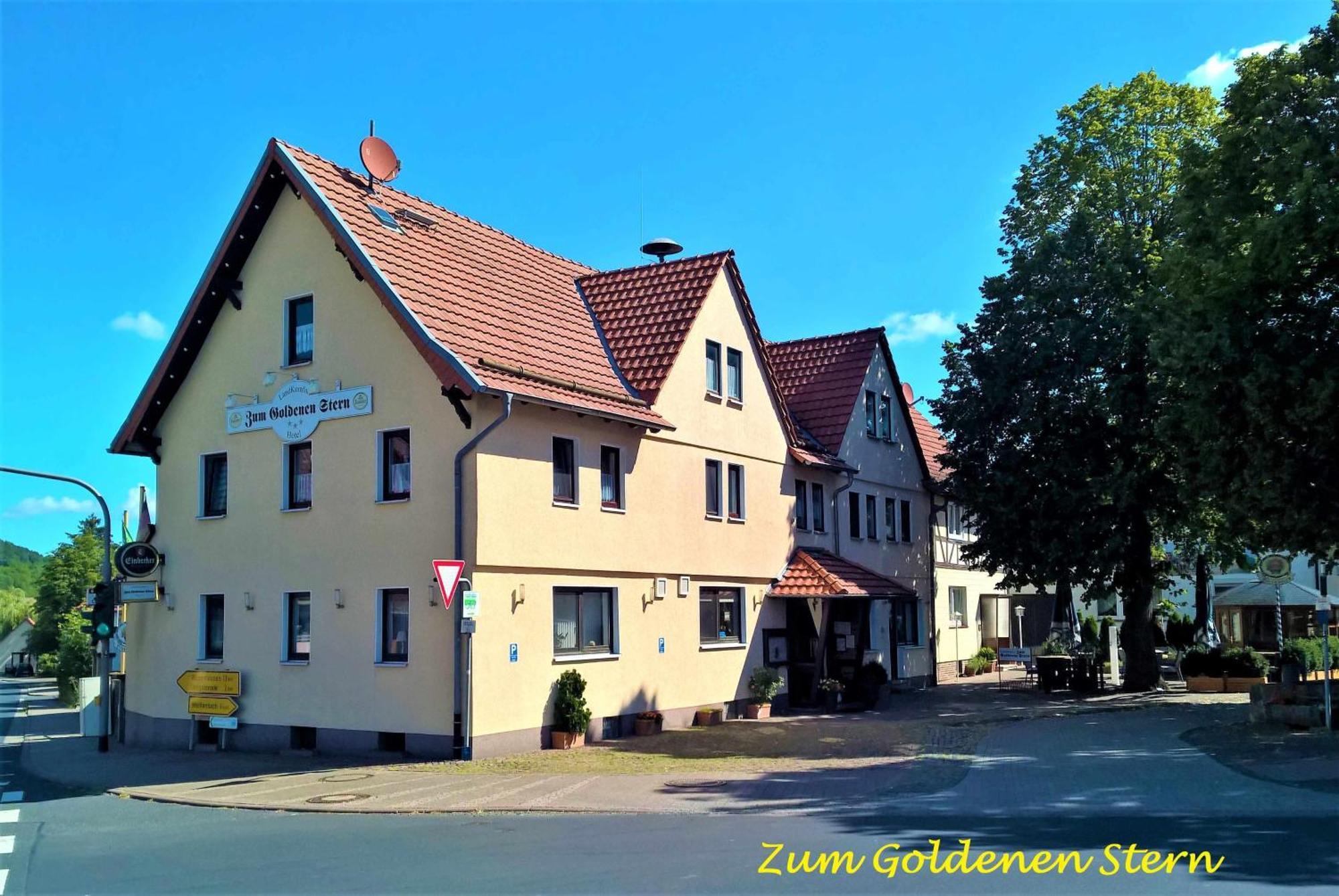 Hotel-Restaurant Zum Goldenen Stern Großalmerode Eksteriør billede