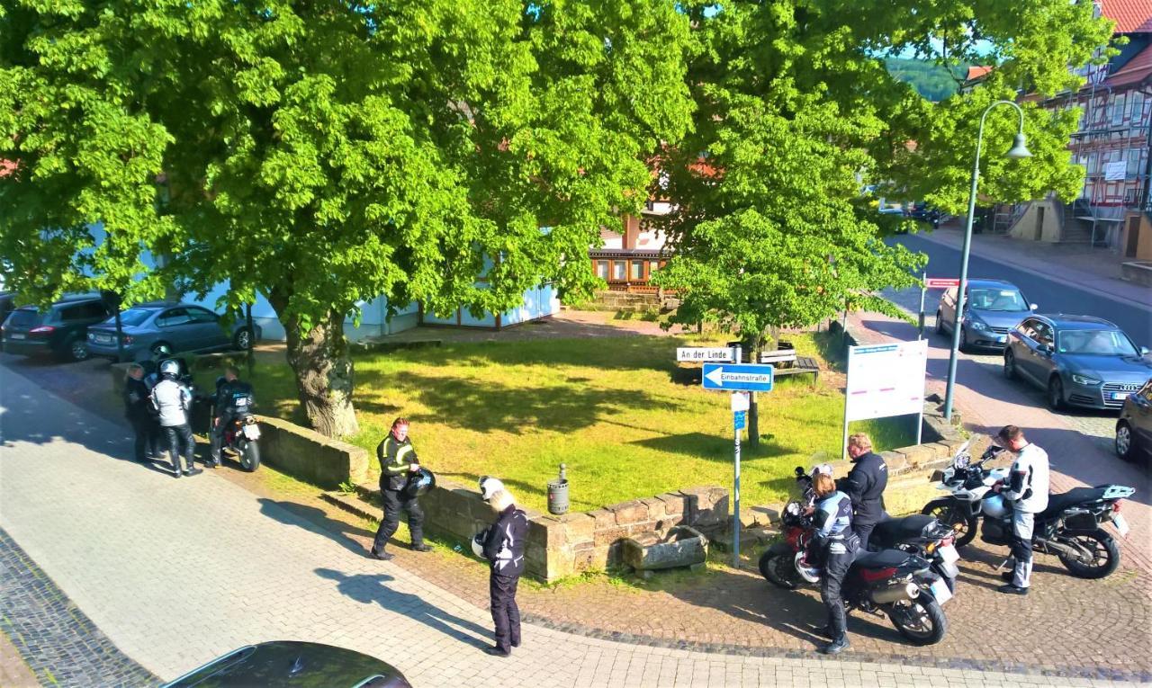 Hotel-Restaurant Zum Goldenen Stern Großalmerode Eksteriør billede